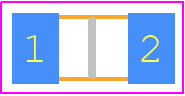 CSRF1206FT10L0 - Stackpole Electronics, Inc. PCB footprint - Resistor Chip - Resistor Chip - CSRF1206