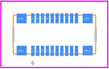 204927-0201 - Molex PCB footprint - Other - Other - 204927-0201-1
