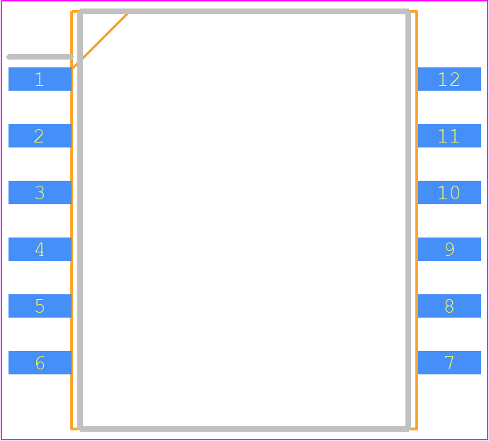 HM2112ZNL - Yageo Group PCB footprint - Small Outline Packages - Small Outline Packages - HM2112ZNL-