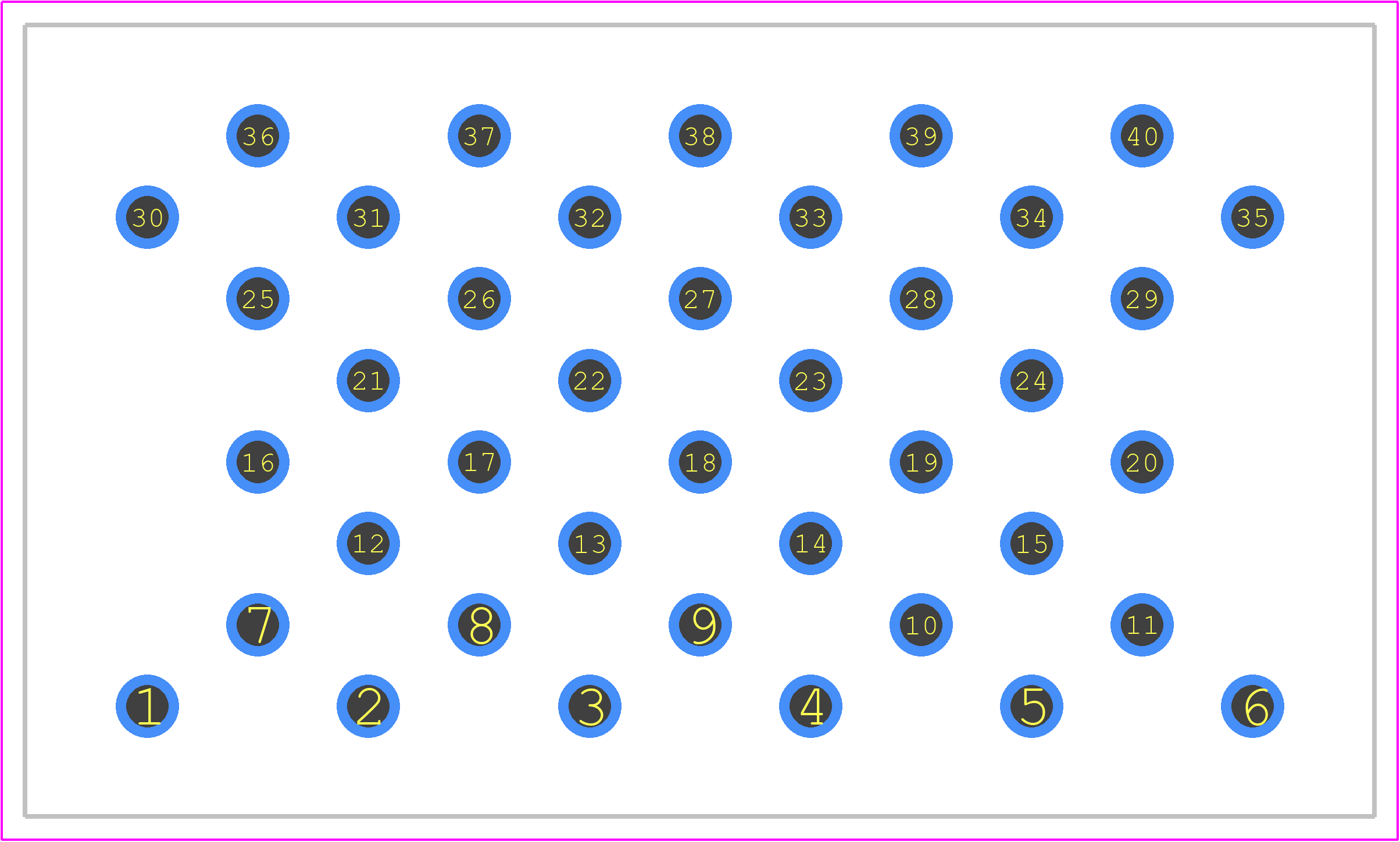 09 33 000 9880 - HARTING PCB footprint - Other - Other - 09 33 000 9880-2