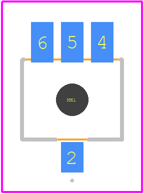 SPPW810201 - ALPS Electric PCB footprint - Other - Other - SPPW810201-2