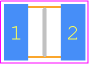 C1210X5R160-476MNE - Venkel PCB footprint - Capacitor Chip Non-polarised - Capacitor Chip Non-polarised - C1210X5R     H=2.8