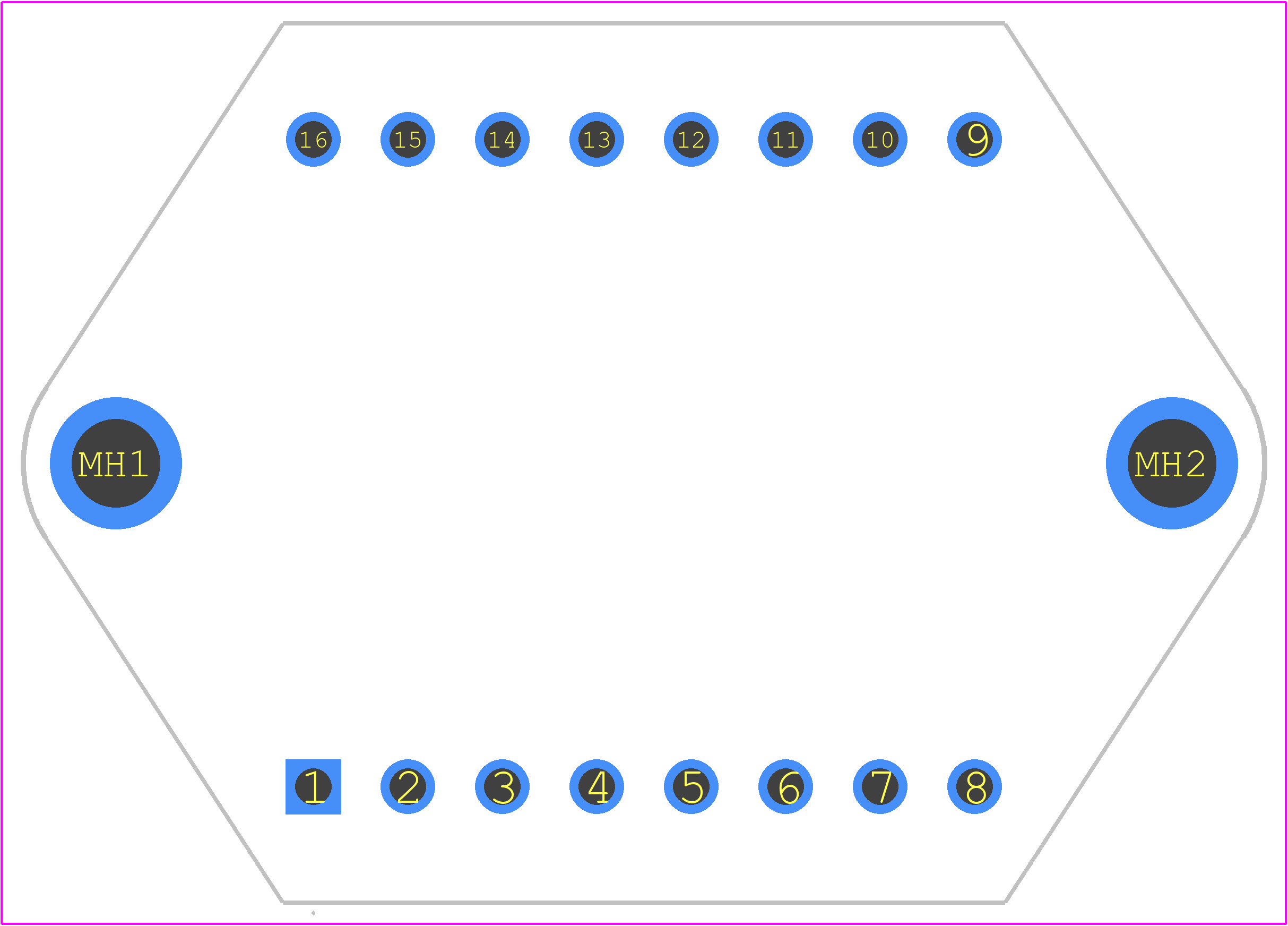 SA310KR - Apex Microtechnology PCB footprint - Other - Other - SA310KR