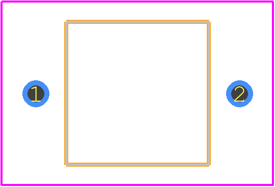CD70-B2GA101KYNKA - TDK PCB footprint - Other - Other - CD70-B2GA101KYNKA