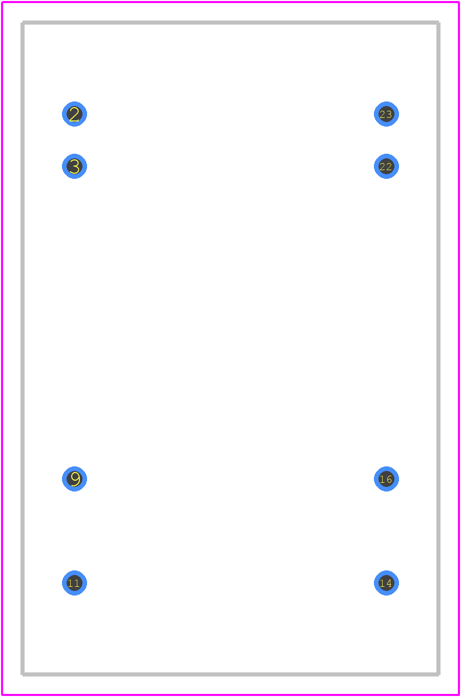 TEN 5-2423WI - Traco Power PCB footprint - Other - Other - TEN 5-4822WI-7