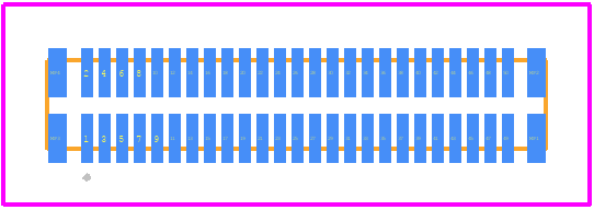 203955-0503 - Molex PCB footprint - Other - Other - 203955-0503-2