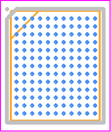 STM32F429ZIY6 - STMicroelectronics PCB footprint - BGA - BGA - WLCSP143 - 143-ball, 4.521x 5.547 mm, 0.4 mm