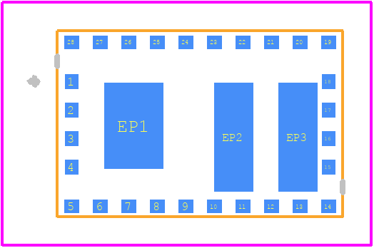 MAXM17515ALI+T - Analog Devices PCB footprint - Other - Other - MAXM17515ALI+T-1
