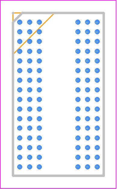AS4C256M16D3LC-12BIN - Alliance Memory PCB footprint - BGA - BGA - 96-Ball7.5x13.5x1.2mm(max)