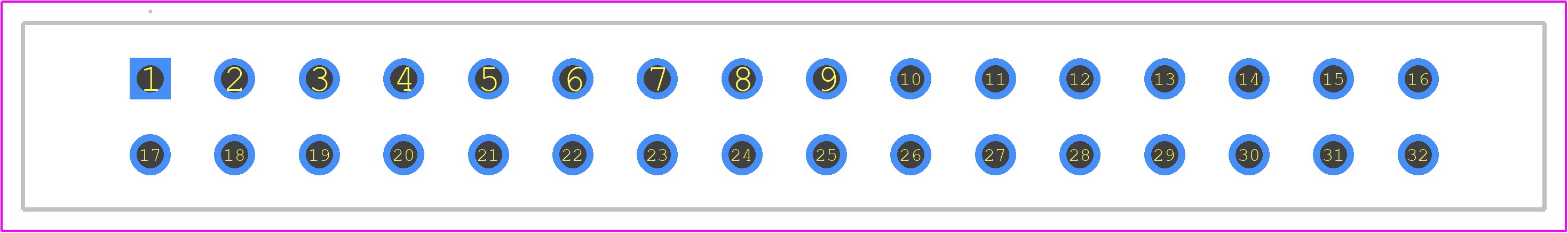 305-032-520-201 - EDAC PCB footprint - Other - Other - 305-032-520-201-3