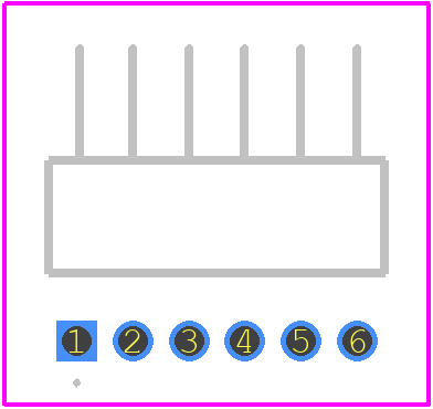 TMS-106-02-G-S-RA - SAMTEC PCB footprint - Other - Other - TMS-106-02-G-S-RA-5