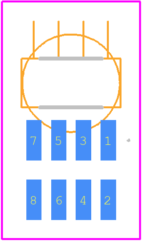 FTSH-104-02-F-DH-C - SAMTEC PCB footprint - Other - Other - FTSH-104-02-F-DH-C-2