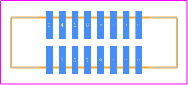 3220-16-0300-00 - CNC Tech PCB footprint - Other - Other - 3220-16-0300-00-2