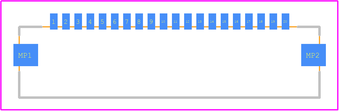 CF25201D0R0-10 - CviLux Corporation PCB footprint - Other - Other - CF25201D0R0-10-1