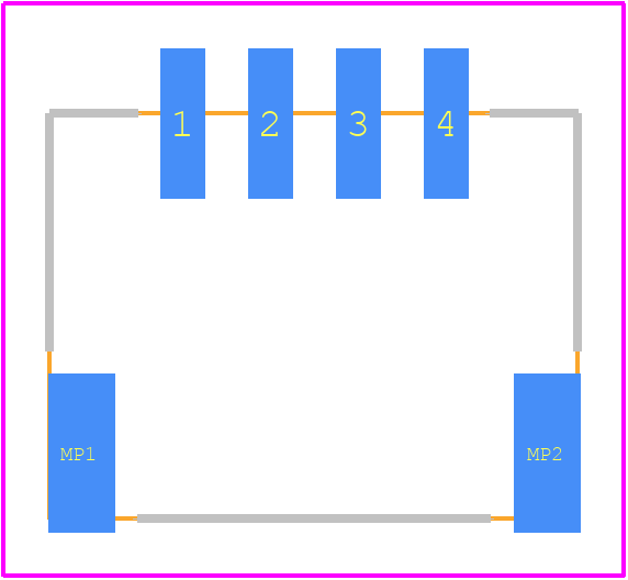 20037WR-04A00 - YEONHO PCB footprint - Other - Other - 20037WR-04A00-1