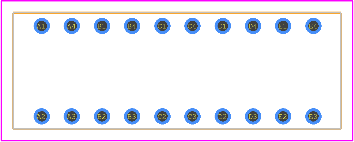 206-125 - CTS PCB footprint - Other - Other - 206-125-2
