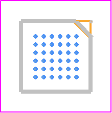 10M02DCV36C8G - Intel PCB footprint - Other - Other - 36-Pin Very FineLine Ball-Grid Array (VBGA) – Wafer Level Chip Scale Package (WLCSP) - A:0.54_FF