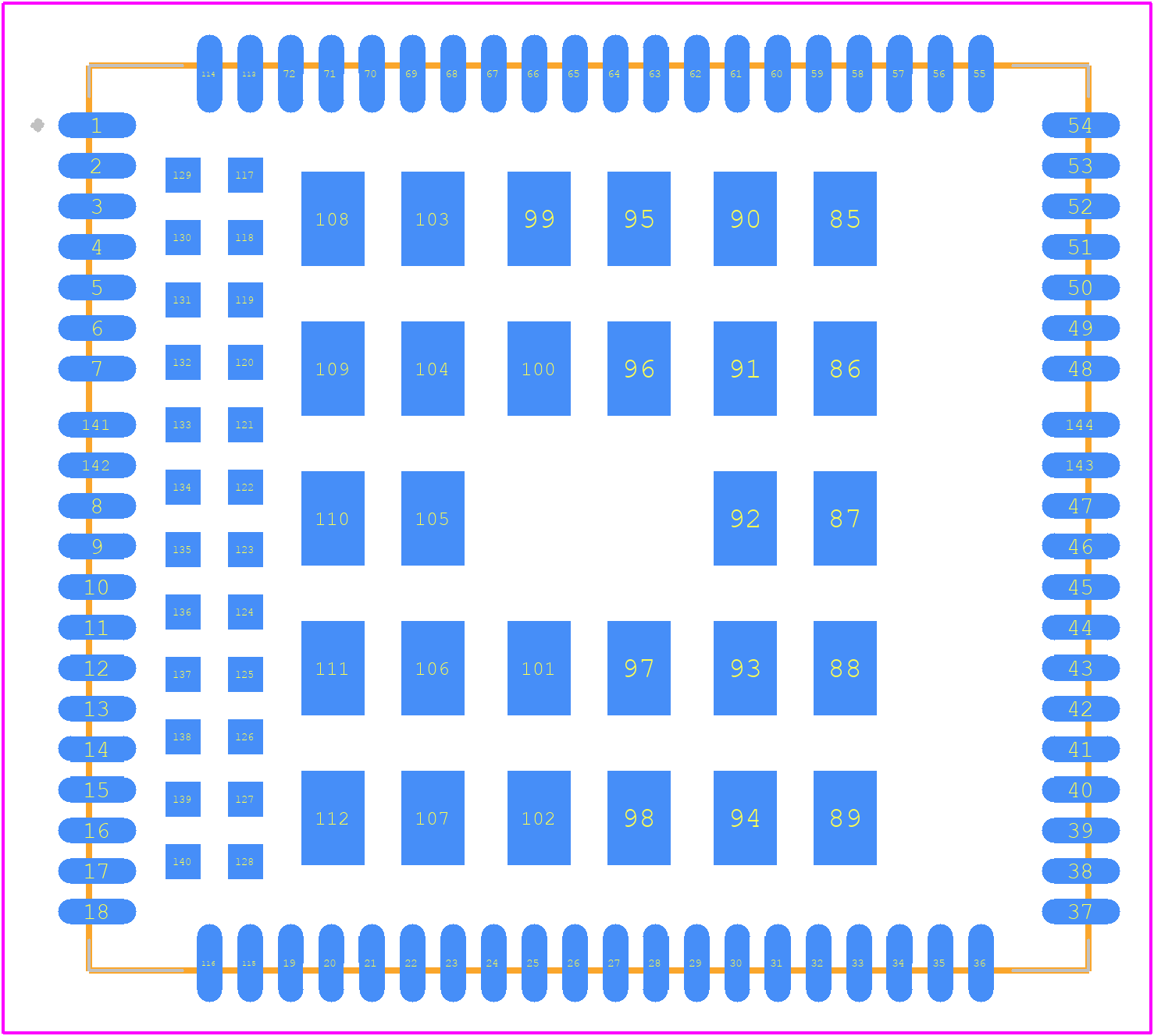 EC25-E - Quectel PCB footprint - Other - Other - EC-21AU