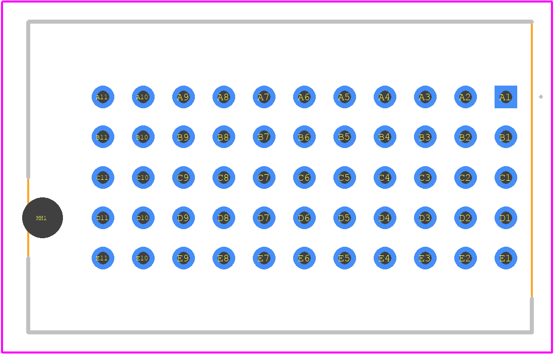 44147 - TE Connectivity PCB footprint - Other - Other - 44147-2