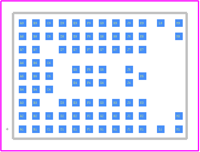 NORA-B106-00B - u-blox PCB footprint - Other - Other - NORA-B106-00B-3