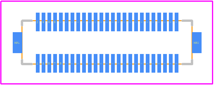 DF12NB(3.0)-50DP-0.5V(51) - Hirose PCB footprint - Other - Other - DF12NB(3.0)-50DP-0.5V(51)-1