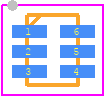 MAX20337AEFT+T - Analog Devices PCB footprint - Small Outline No-lead - Small Outline No-lead - F61A1F+1