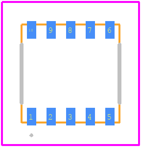 MAX31328NELB+T - Analog Devices PCB footprint - Other - Other - MAX31328NELB+T-3