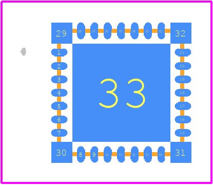 DSPIC33CK256MP502-I/2N - Microchip PCB footprint - Other - Other - DSPIC33CK256MP502-I/2N-1