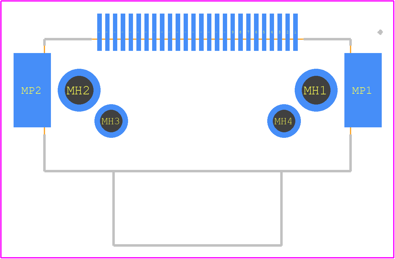 7100007208 - 3M PCB footprint - Other - Other - 7100007208-2