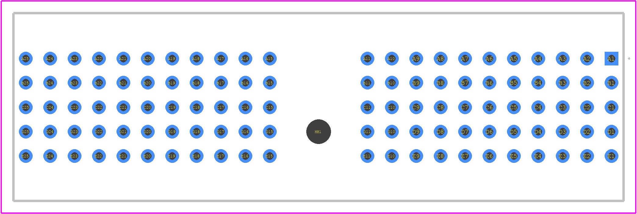 43136 - TE Connectivity PCB footprint - Other - Other - 43136-1