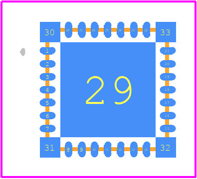 DSPIC33CK256MP202T-I/2N - Microchip PCB footprint - Other - Other - DSPIC33CK256MP202T-I/2N-1