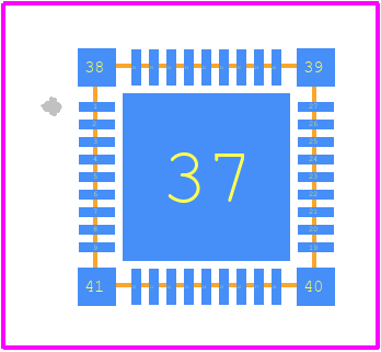 dsPIC33CK256MP503T-I/M5 - Microchip PCB footprint - Other - Other - dsPIC33CK256MP503T-I/M5-4