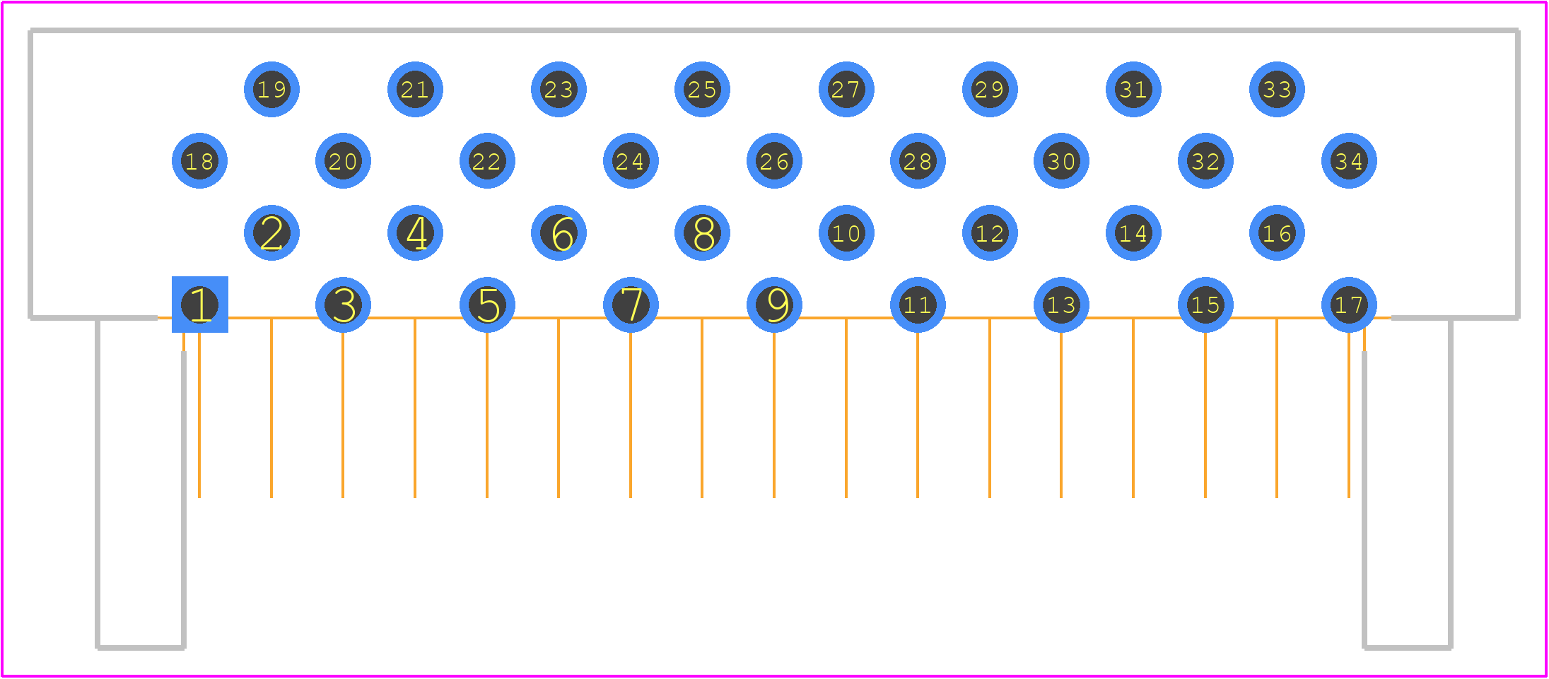 1-582843-9 - TE Connectivity PCB footprint - Other - Other - 1-582843-9-5
