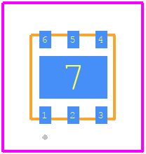 SHT20-TR-1.5KS - Sensirion PCB footprint - Other - Other - (DFN) package 3 x 3mm