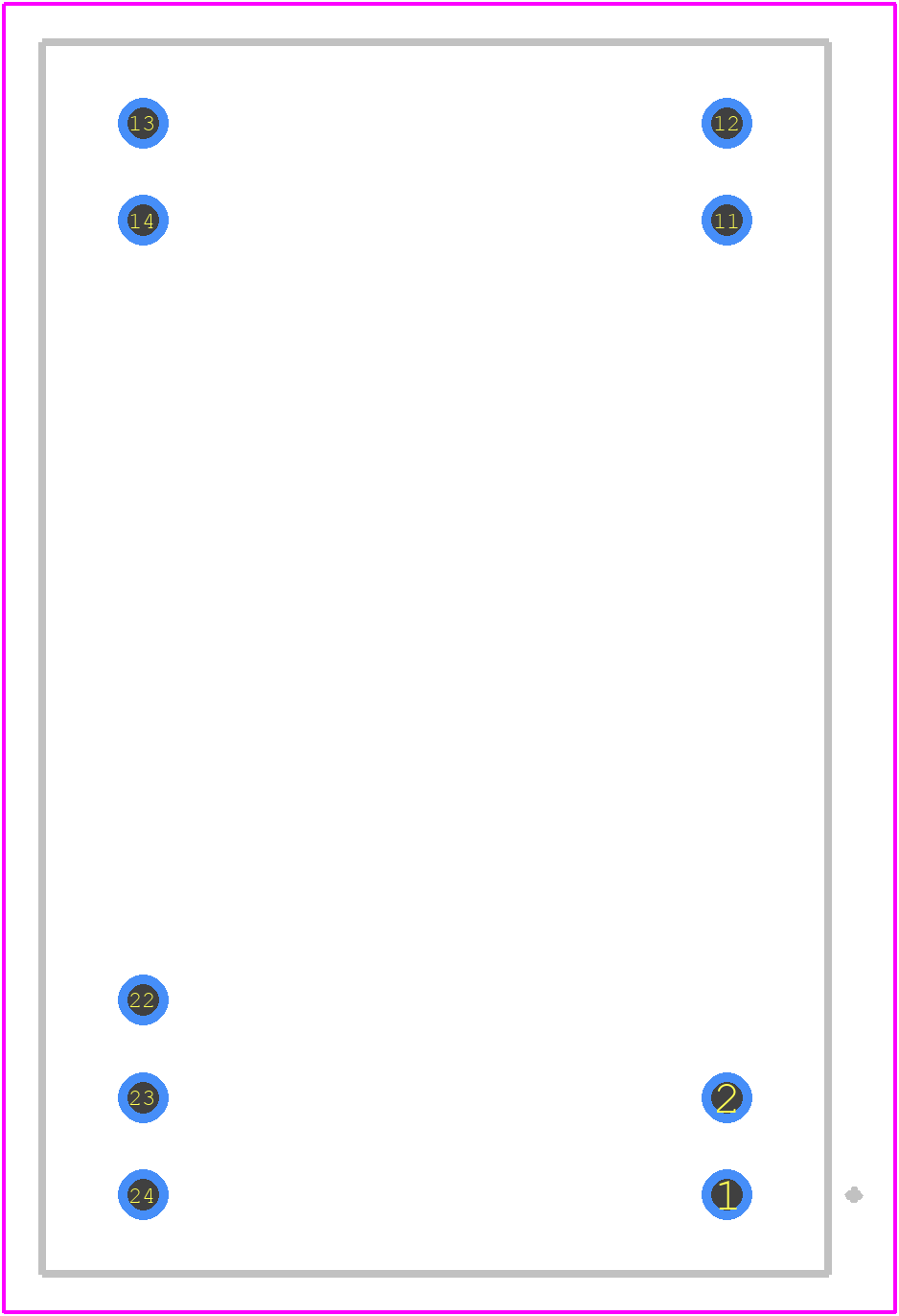 NLDD-1050H - Mean Well PCB footprint - Other - Other - NLDD-1050H-1