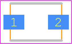 PM1812-100J-RC - Bourns PCB footprint - Inductor Moulded - Inductor Moulded - PM1812