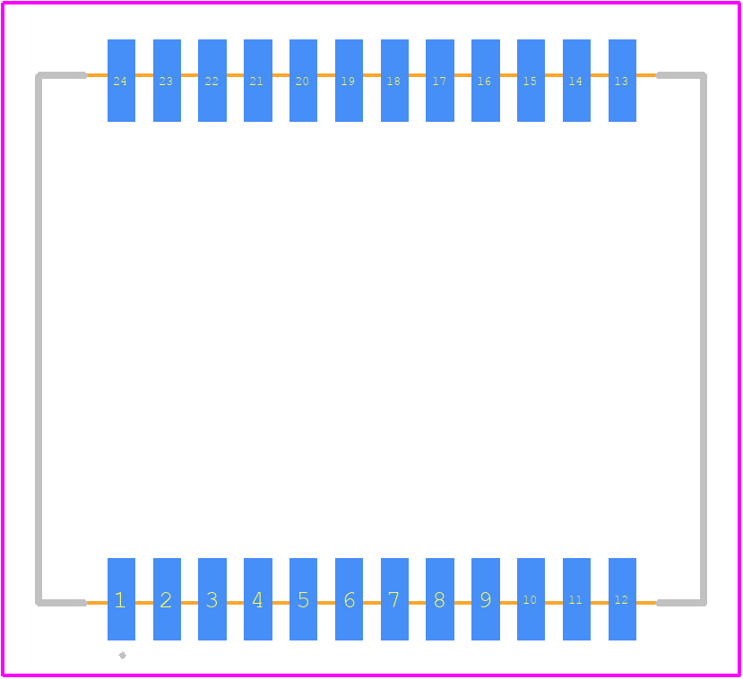 XFGIB100 - XFMRS Inc. PCB footprint - Other - Other - XFGIB100-1
