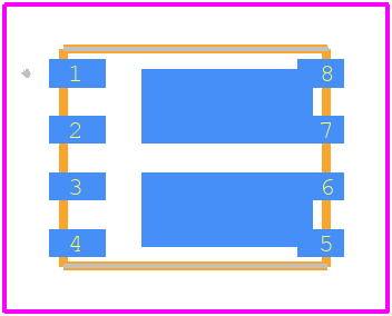 SI7288DP-T1-GE3 - Vishay PCB footprint - Other - Other - PowerPAK® SO-8 Dual