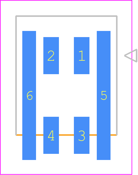 1054291404 - Molex PCB footprint - Other - Other - 105429YY04