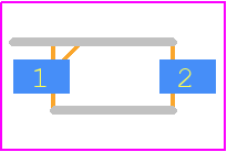1N4148(SOD-123) - Vishay PCB footprint - Small Outline Diode - Small Outline Diode - sod-123-ren1