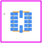 ST1PS02AQTR - STMicroelectronics PCB footprint - Other - Other - MLPQ/QFN 1.7x2.0x0.55 12L P0.4.