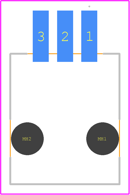 X9556WRS-03-9TV01 - XKB Connectivity PCB footprint - Other - Other - X9556WRS-03-9TV01-3