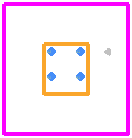 DIP2450-01D3 - STMicroelectronics PCB footprint - Other - Other - Flip Chip package 4 bumps