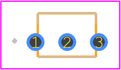 SSN1N45BTA - onsemi PCB footprint - Other - Other - TO−92 3 4.83x4.76 LEADFORMED CASE 135AR ISSUE O-1