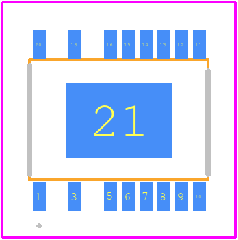 LT8311HFE#PBF - Analog Devices PCB footprint - Other - Other - LT8311HFE#PBF