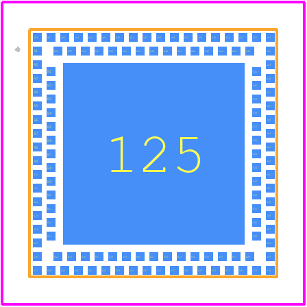 PIC32MX370F512LT-100I/TL - Microchip PCB footprint - Other - Other - 124 LEADS PACKAGE (TL) 9*9*0.9MM