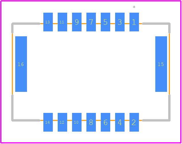 207760-1471 - Molex PCB footprint - Other - Other - 207760-1471-1