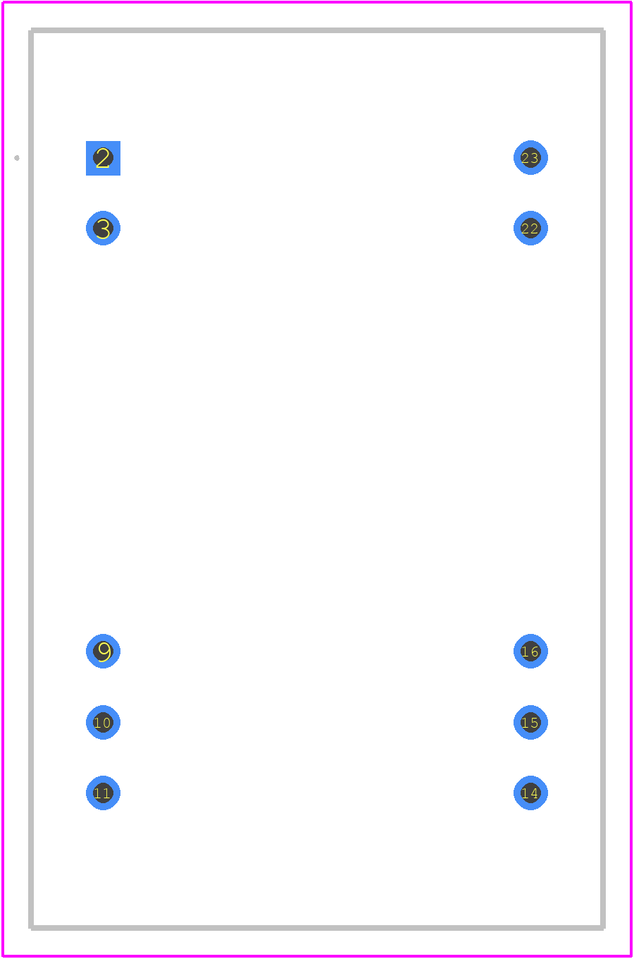 JTB0524S12 - XP POWER PCB footprint - Other - Other - JTB0524S12-1