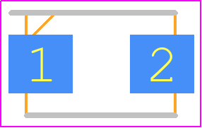 1KSMB30CA - Rectron PCB footprint - Diodes Moulded - Diodes Moulded - DO-214AA 2021