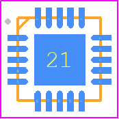 SABRE9601K - ESS Technology PCB footprint - Quad Flat No-Lead - Quad Flat No-Lead - SABRE9601K